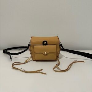 Rebecca Minkoff Tan and Black Crossbody Bag